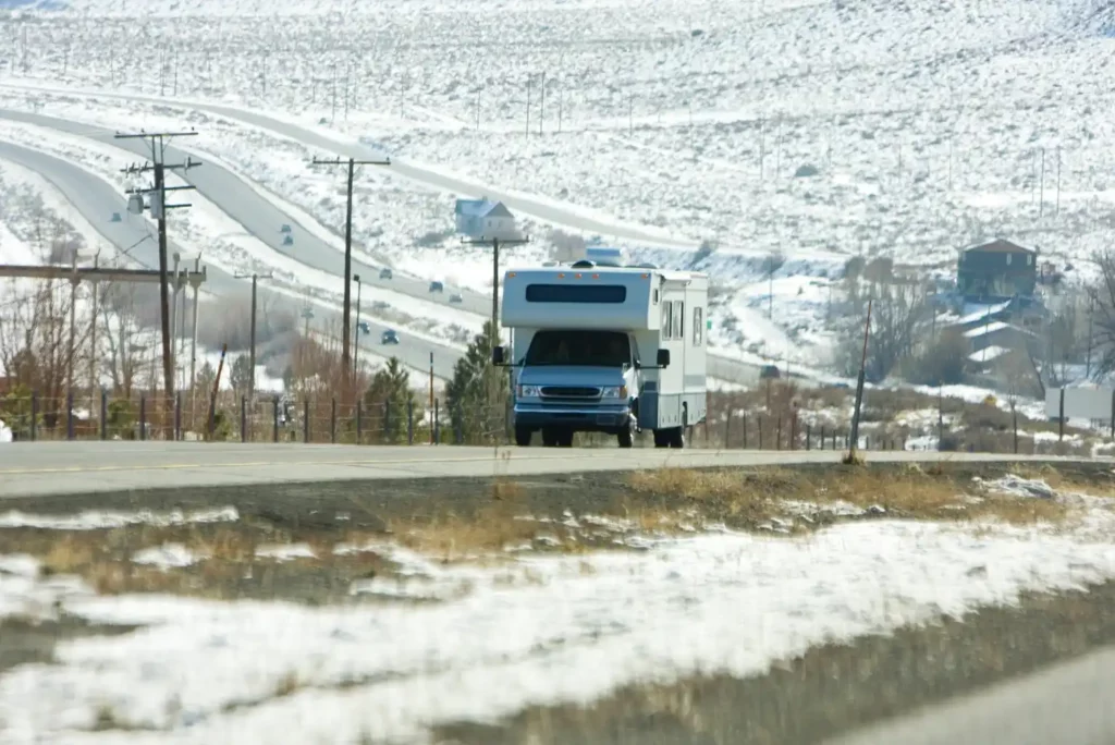 living full time in an rv in winter