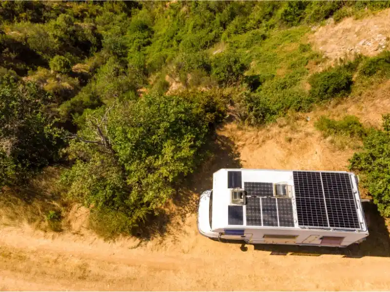 number of solar panels for rv