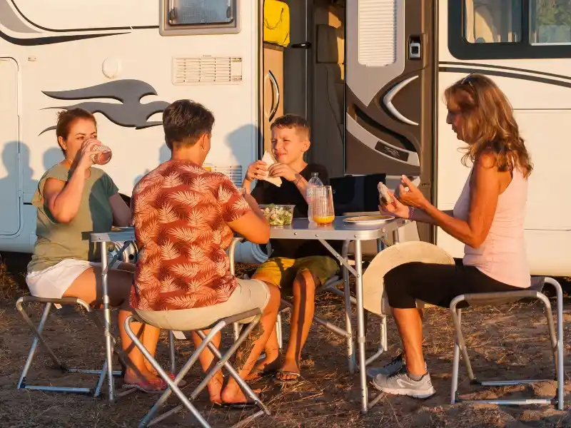 living in a rv full time
