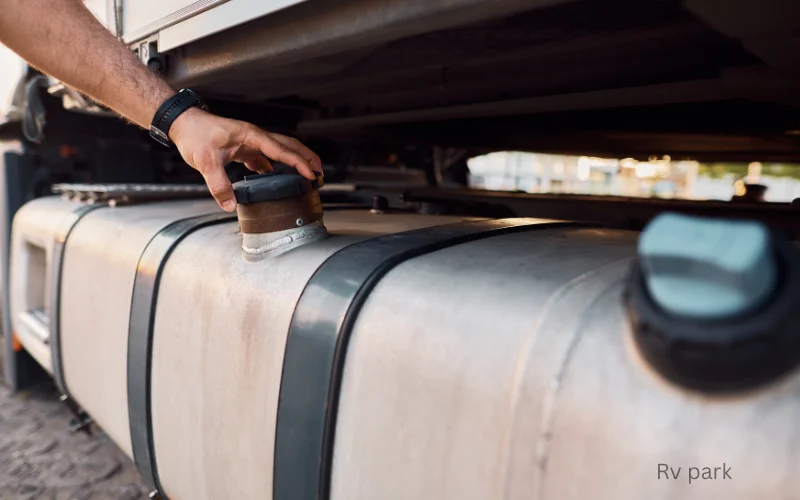 rv fresh water tank sanitizer